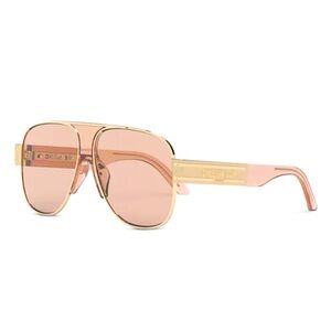 Pink Christian Dior AU Pilot Sunglasses, 61mm